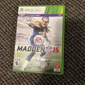 Madden 15 football game for Xbox 360